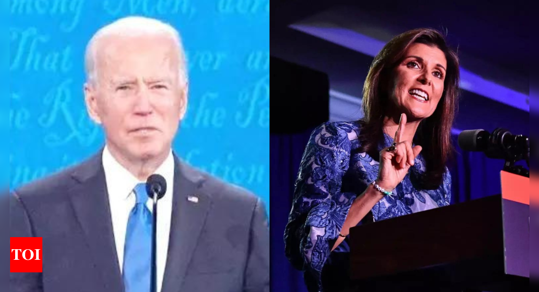 Biden and Haley defend each other against rampaging Trump – Times of India