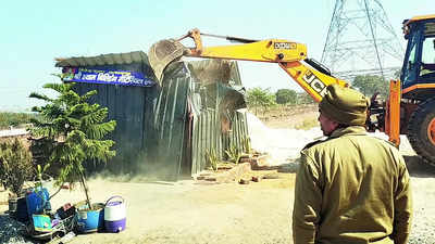 DTCP demolishes 100 structures in 12 illegal colonies