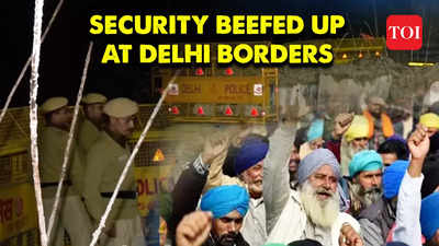 Security beefed up at Delhi borders ahead of farmers' protest march