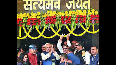 Nitish trumps trust vote by 129-0, oppn stages walkout