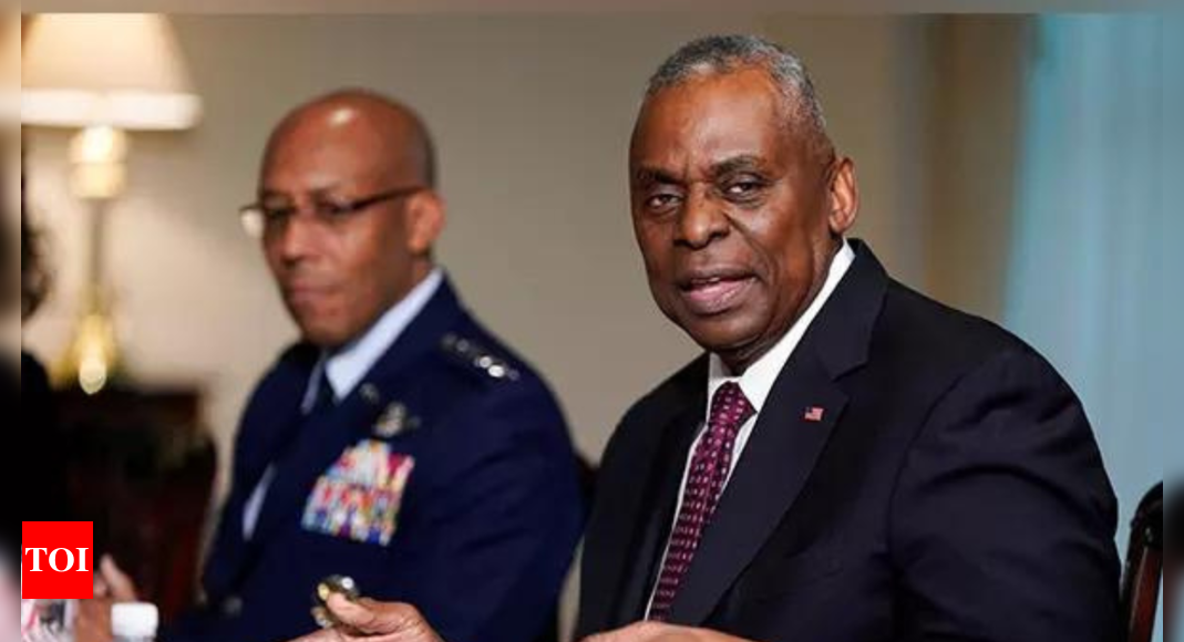 US defence secretary Lloyd Austin discharged from hospital – Times of India