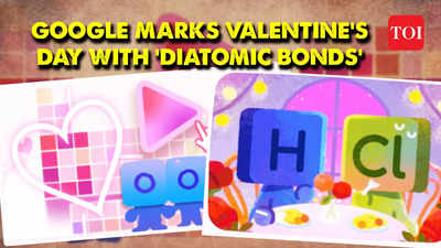 'Diatomic Bonds': Google celebrates Valentine's Day with Doodle