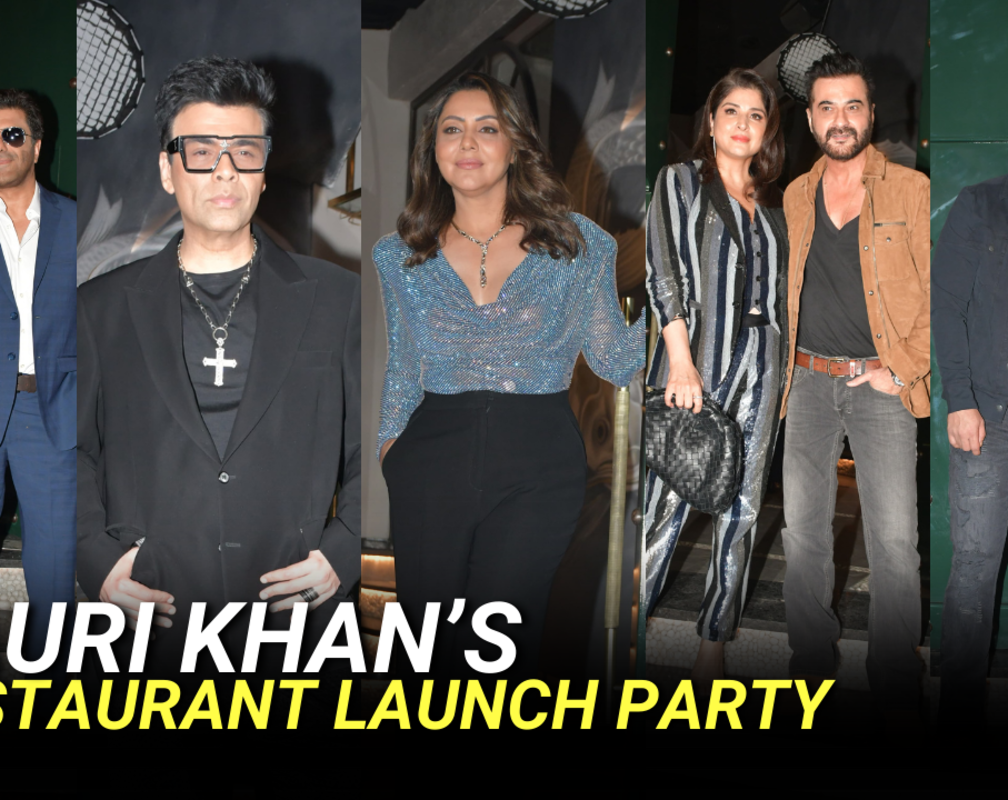 
Karan Johar, Sussanne Khan-Arslan Goni & more attend SRK's wife Gauri Khan's restaurant launch party
