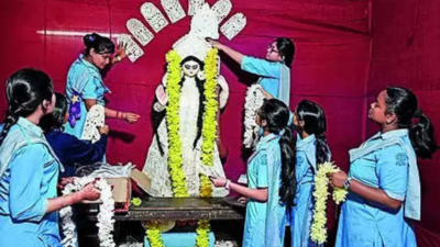 Unity in Saraswati: At these Kolkata schools, Muslim pupils hail goddess