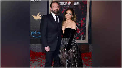 Jennifer Lopez, Ben Affleck twin in black at premiere of her 'This Is Me...Now: A Love Story'