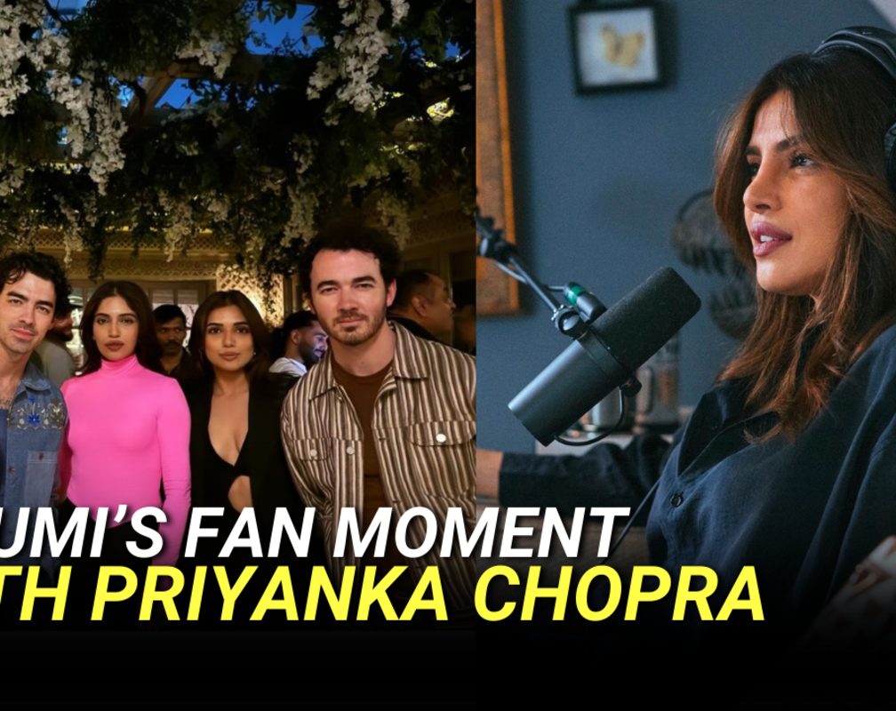 
Bhumi Pednekar had a fan moment with Priyanka Chopra at the Jonas Brothers welcome party
