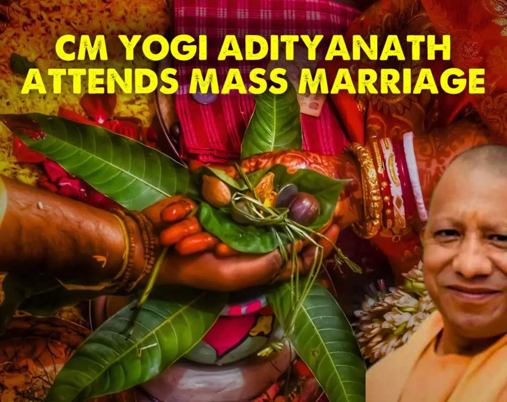 
Valentine Day 2024: Uttar Pradesh CM Yogi Adityanath blesses 1000 couples who entered into marital bond in a mass marriage ceremony in Gorakhpur
