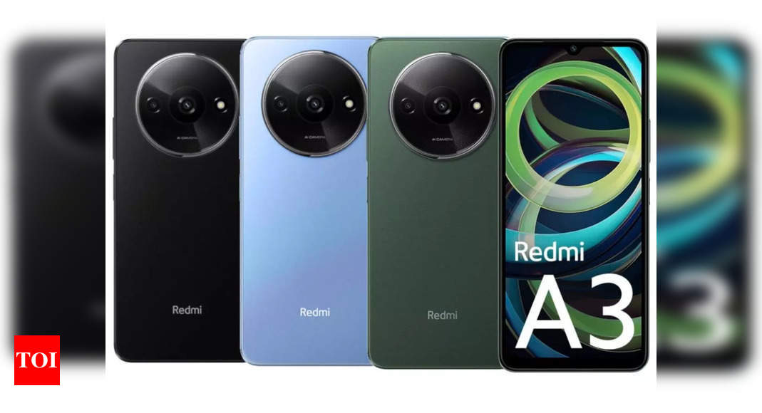 Lancement du smartphone Redmi A3 avec écran HD+, batterie 5000 mAh : prix, spécifications et plus |