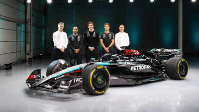 'Emotional' Lewis Hamilton unveils Mercedes 2024 F1 car