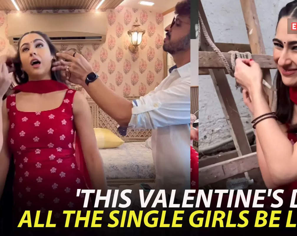 
Sara Ali Khan's Valentine's Day video is a must watch for 'all the single girls'
