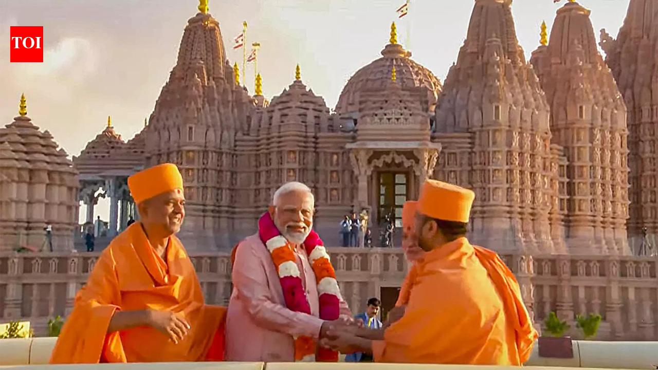 In pics: PM Modi inaugurates first-ever Hindu stone temple in Abu Dhabi