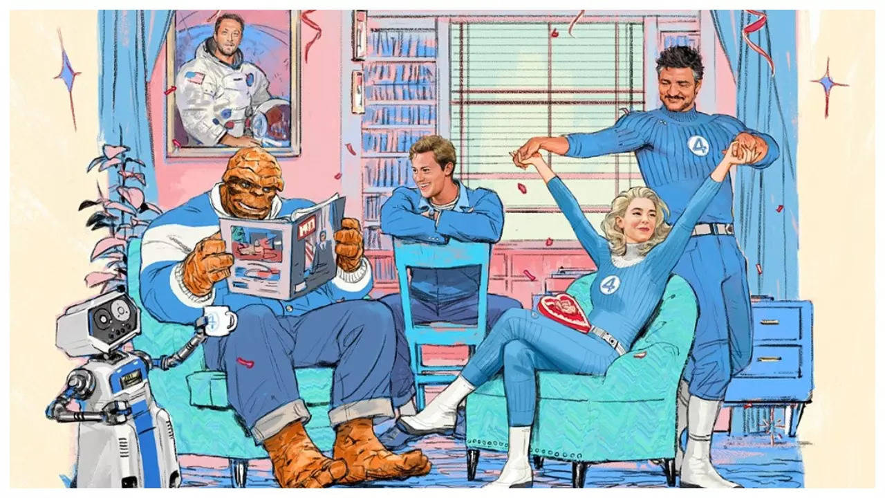 The Fantastic Four' casts Pedro Pascal, Vanessa Kirby, Joseph Quinn, and  Ebon Moss-Bachrach; Marvel superhero film to release on July 25, 2025 | -  Times of India