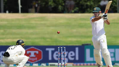 2nd Test: David Bedingham's century sets challenging target for New Zealand