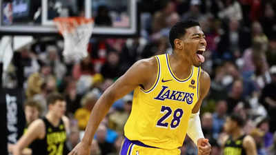 Rui Hachimura's career night lifts Los Angeles Lakers over Utah Jazz in LeBron James's absence