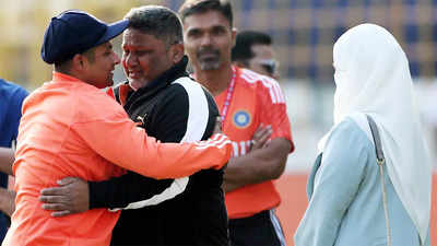 'Start of a long career...': Tears, hugs and joy as Sarfaraz Khan, Dhruv Jurel make India Test debuts - WATCH