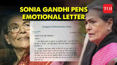 Sonia Gandhi writes letter to Rae Bareli voters, says 'Won't contest LS poll due to medical condition'