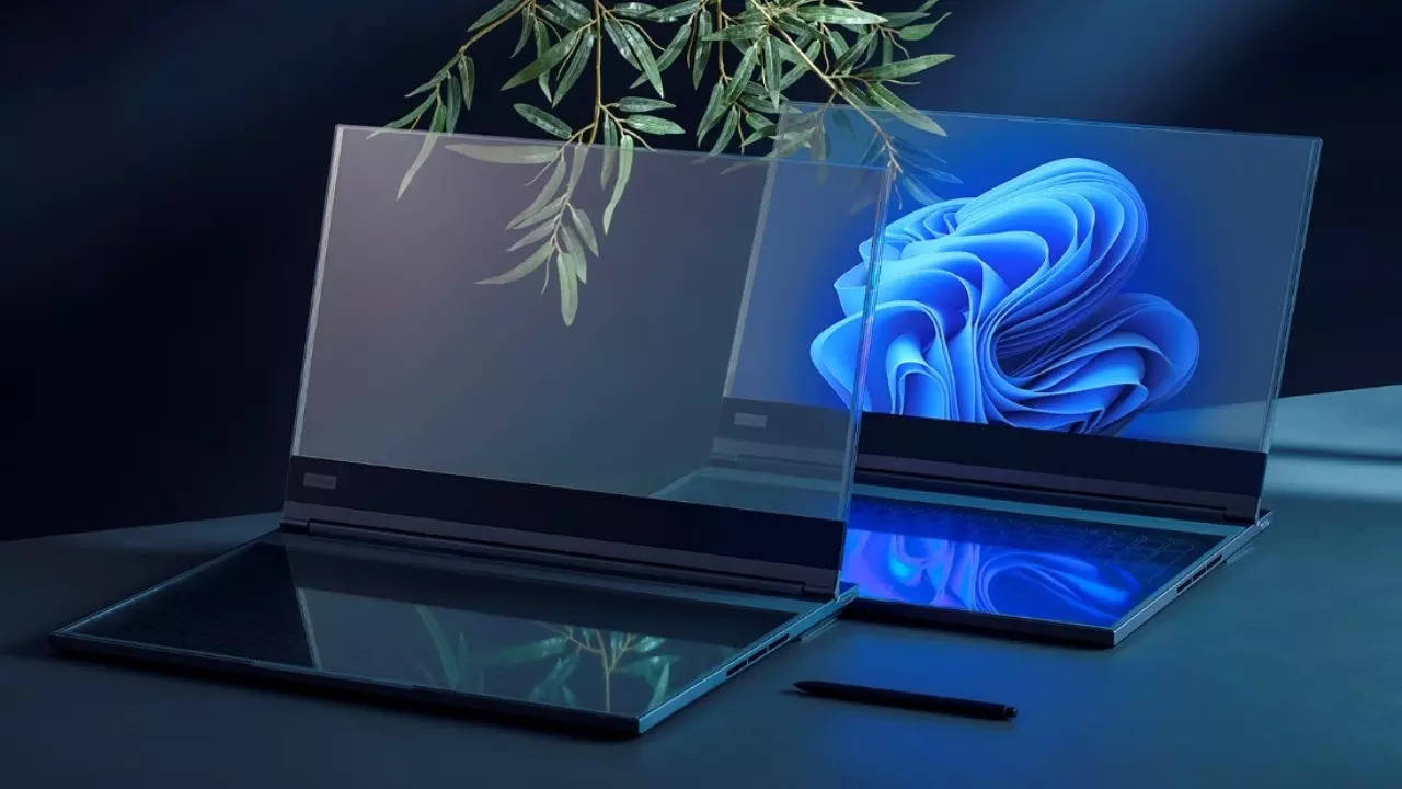 Lenovo has a freaking cool transparent laptop that could debut at MWC 2024