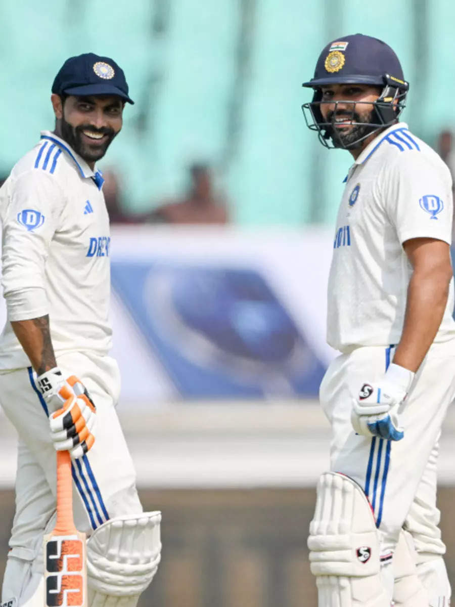 Rohit Sharma Ravindra Jadeja Tons Take India To On Day In