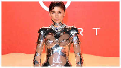 Zendaya steals the show at Dune: Part Two world premiere in futuristic haute couture robot suit- PICS