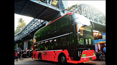 One year of ac double-decker buses 60% of 50 e-vehicles run in island city