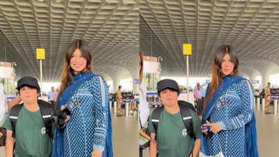 Netizens react as Salman Khan's 'Wanted' actor Ayesha Takia makes a rare appearance with her son at the airport - WATCH video