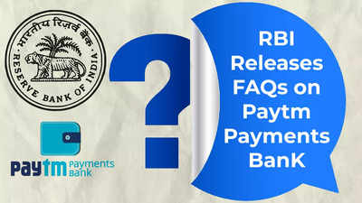 Paytm Payments Bank crisis: RBI releases FAQs for customers - all queries on UPI, FASTag, Paytm wallet answered; check full list
