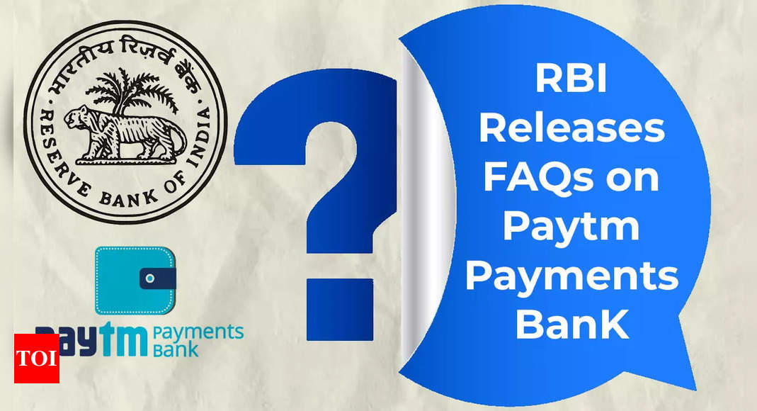 Paytm Payments Bank crisis RBI releases FAQs for customers all