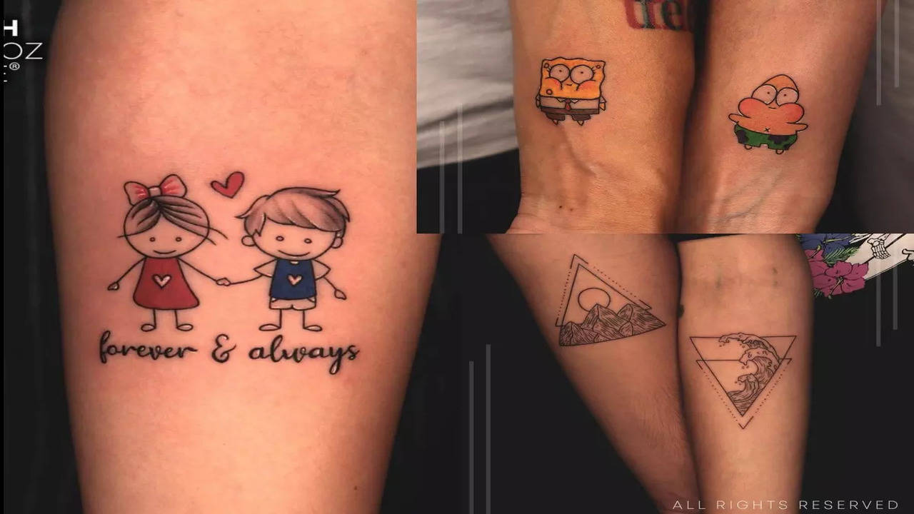 31 Matching Tattoo Ideas For Best Friends | Tattoos, Cute matching tattoos,  Matching tattoos