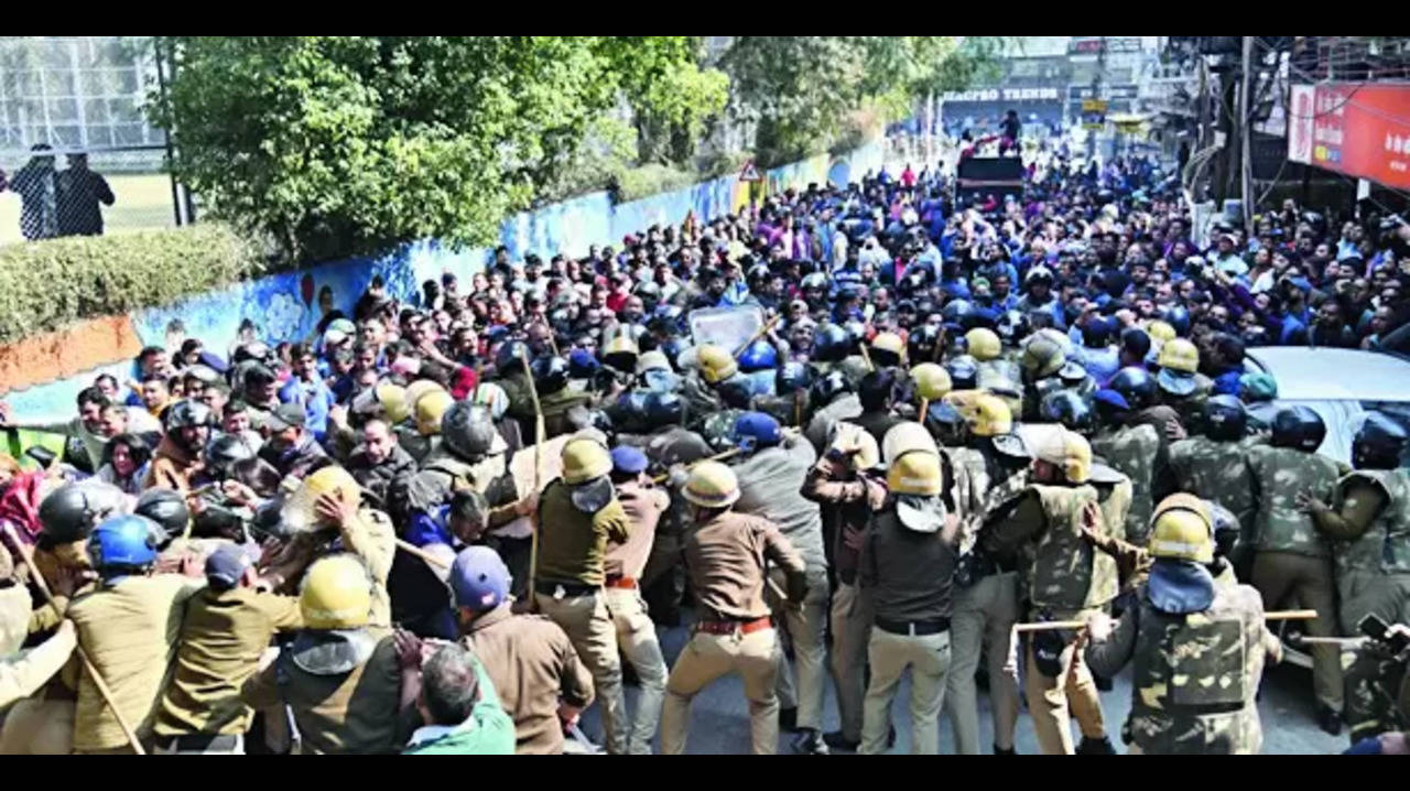 UPNL Protest UPNL Protest March Sparks Police Action and Traffic