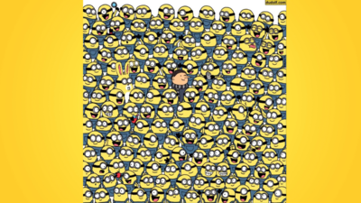 Test your observation skills and find the 3 bananas among these minions
