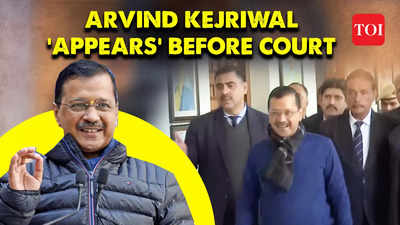 ED summons case: Arvind Kejriwal appears before Delhi court via video conferencing