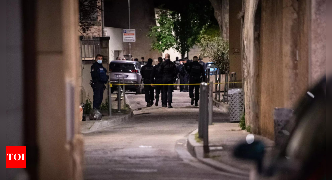 French police shoot dead cleaver-wielding man who threatened them | World News – Times of India