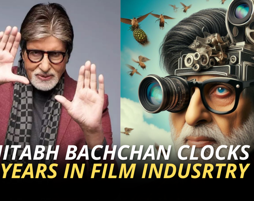 
Amitabh Bachchan drops 'Self-Made' AI photos of himself as he completes 55 years in the 'wondrous world of Cinema'
