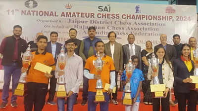 Harish Sharma, Shanmati Sri emerge champions at 11th National Amateur Chess Championship