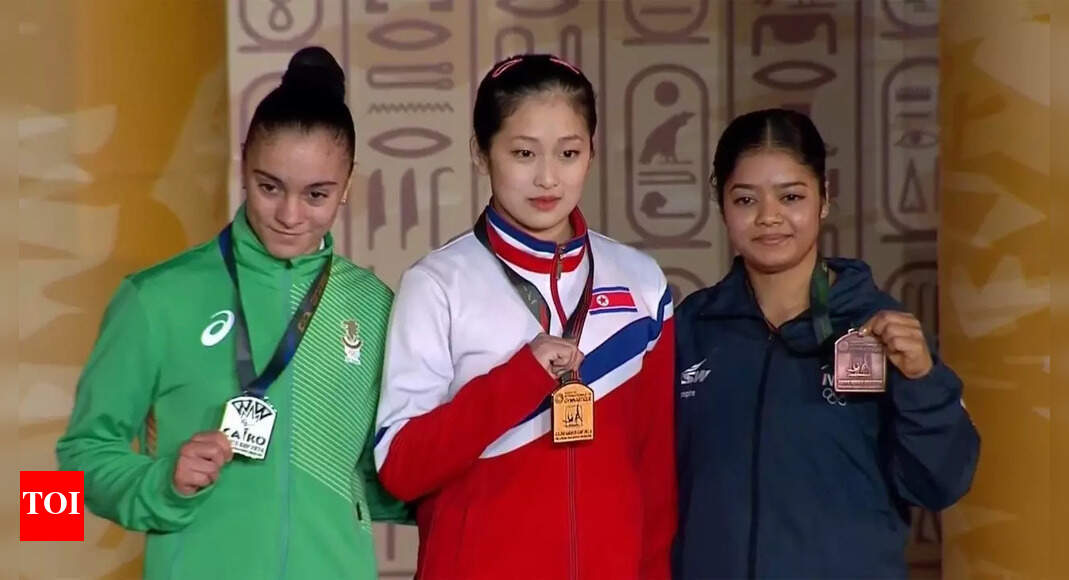 Pranati Nayak wins bronze at FIG Apparatus World Cup