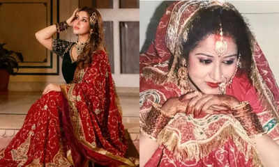 Devon Ke Dev Mahadev fame Sonarika Bhadoria wears her mother’s wedding lehenga for her mehendi ceremony; pics