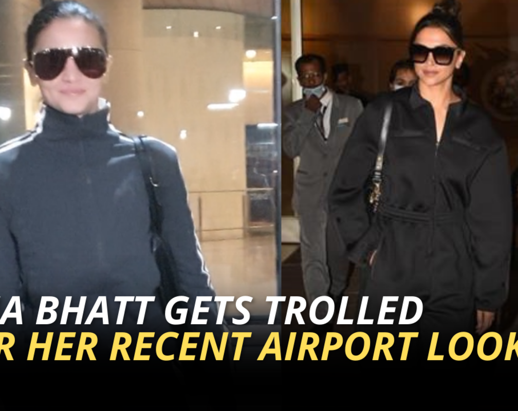 
Alia Bhatt gets accused of 'copying' Deepika Padukone yet again as she gets papped at the airport
