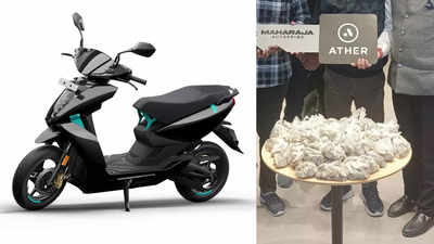 Jaipur man purchases Ather 450 electric scooter with Rs 10 coins, CEO reacts