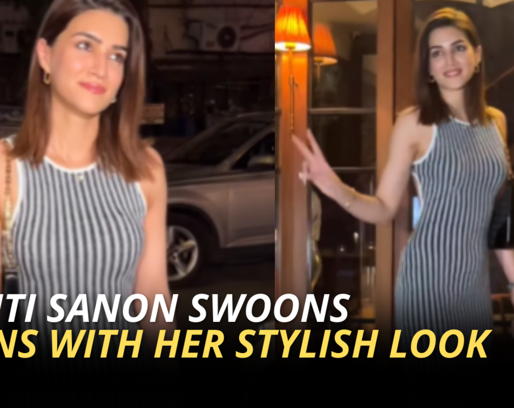 
Kriti Sanon wins the internet as she steps out in an elegant backless dress - Watch
