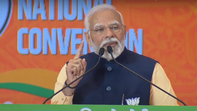 'Aayega toh Modi hi': Top quotes from PM's speech at BJP national convention