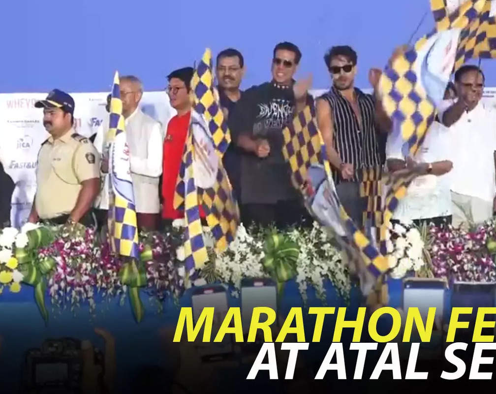 
Bollywood heartthrobs Akshay Kumar and Tiger Shroff unleash marathon frenzy at Atal Setu!
