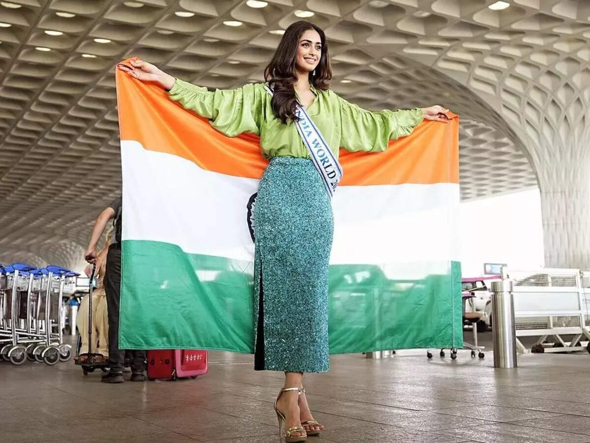 Sini Shetty Jets Off To Delhi To Represent India At Miss World In India