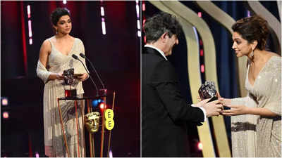 BAFTA 2024: Deepika Padukone presents Jonathan Glazer with the Best Film not in the English language for The Zone of Interest