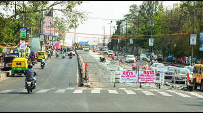 Stubborn squatters to jutting JCBs:BRTS razing turns hazard for riders