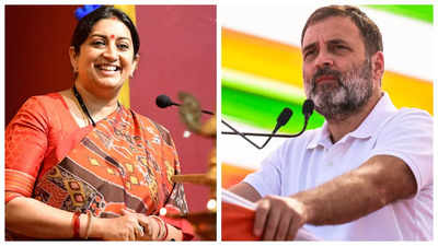Ahead of Lok Sabha polls, it's Smriti Irani vs Rahul Gandhi in Amethi again