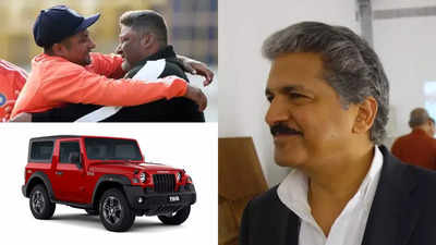 Thar-iffic gift: Anand Mahindra offers Thar as gift to cricketer Sarfaraz Khan's father