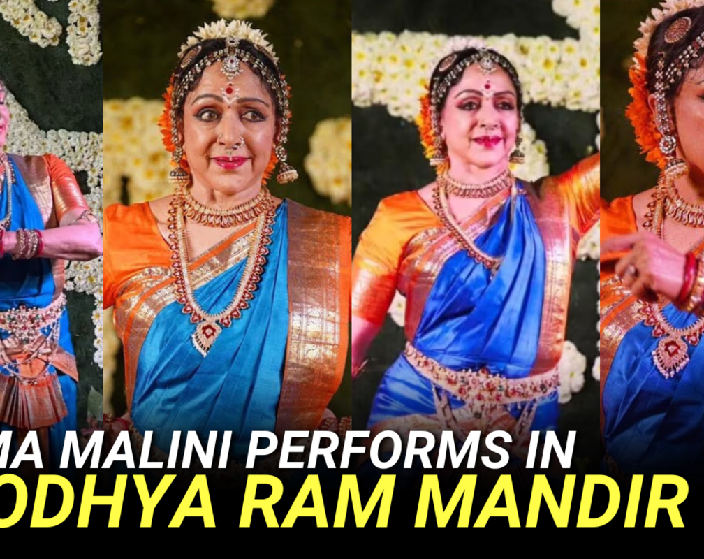 
Hema Malini dazzles with 'Nritya Seva' performance inside Ram Temple
