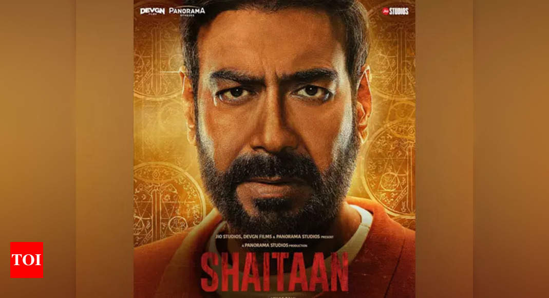 Ajay Devgn Looks Intense In 'Shaitaan' New Poster | - Times Of India