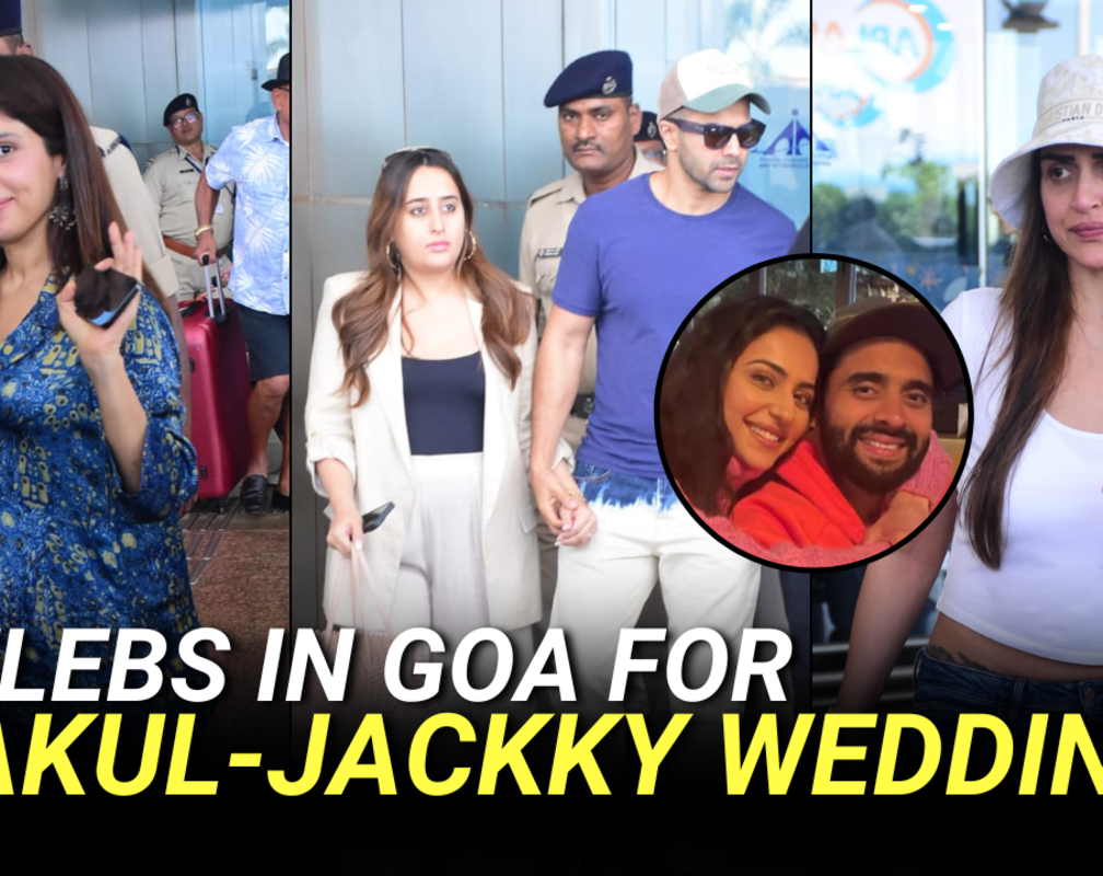
Rakul Preet Singh-Jackky Bhagnani wedding: Varun-Natasha, Bhumi Pednekar & more celebs reach Goa
