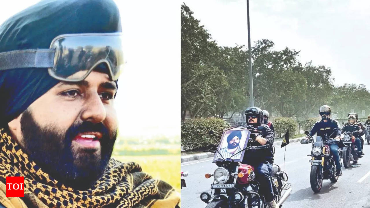 Bikers from across India escort Jojo on his final ride in Chandigarh |  Events Movie News - Times of India